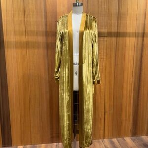 Michelle Mason long gold jacket